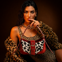 GoNaari Designer Animal Print Statement Bag