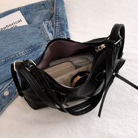 Noir Bow Detail Shoulder Bag — clean, premium, and brandable.