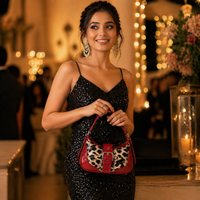 GoNaari Designer Animal Print Statement Bag